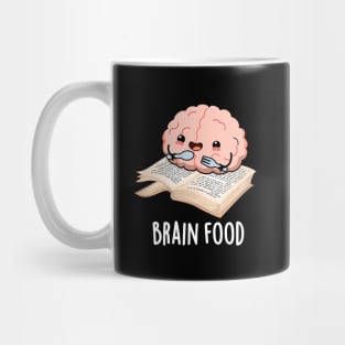 Brain Food Cute Anatomy Pun Mug